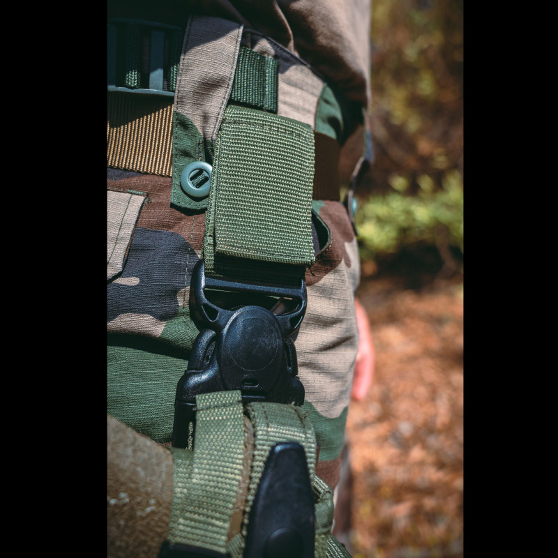 Holster tactical de cuisse – version droitier / gaucher – port cuisse ou ceinture