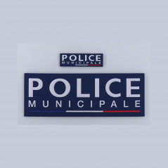 Bandeau d’identification Police Municipale en rubber haute densité