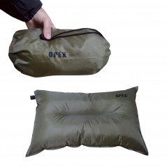 Oreiller auto-gonflable vert 42×28×12 cm – Ripstop 210T – Pros-FAS