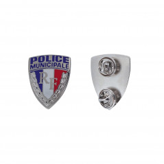 Insigne de Calot Police Municipale – Métal Officiel | Pros-FAS