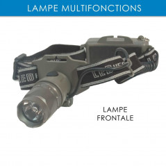 Lampe torche multi-fonctions 3 en 1 – Torche + Lanterne + Pose