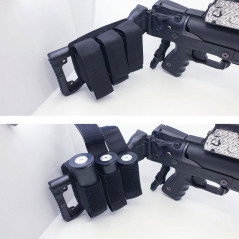 Chaussette Porte-Munitions LBD40 – 3 Cartouches, Nylon 1000D