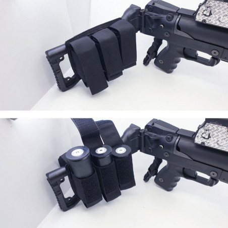 Chaussette Porte-Munitions LBD40 – 3 Cartouches, Nylon 1000D