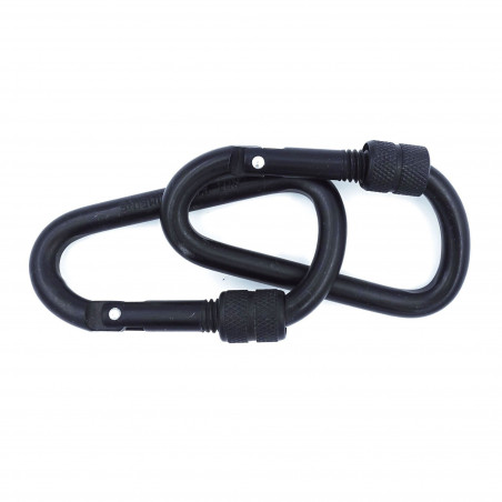 Mousquetons 8 cm lot de 10 – attaches rapides porte-clés & outdoor