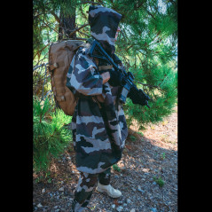 Poncho US en polyester ripstop – Camouflage CE