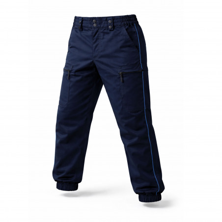 Pantalon Intervention Mat Bleu Police Municipale – Tissu antistatique & déperlant