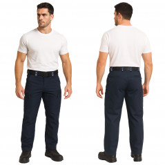 Pantalon intervention léger DCA France – Bleu poches latérales – Tailles 36-60