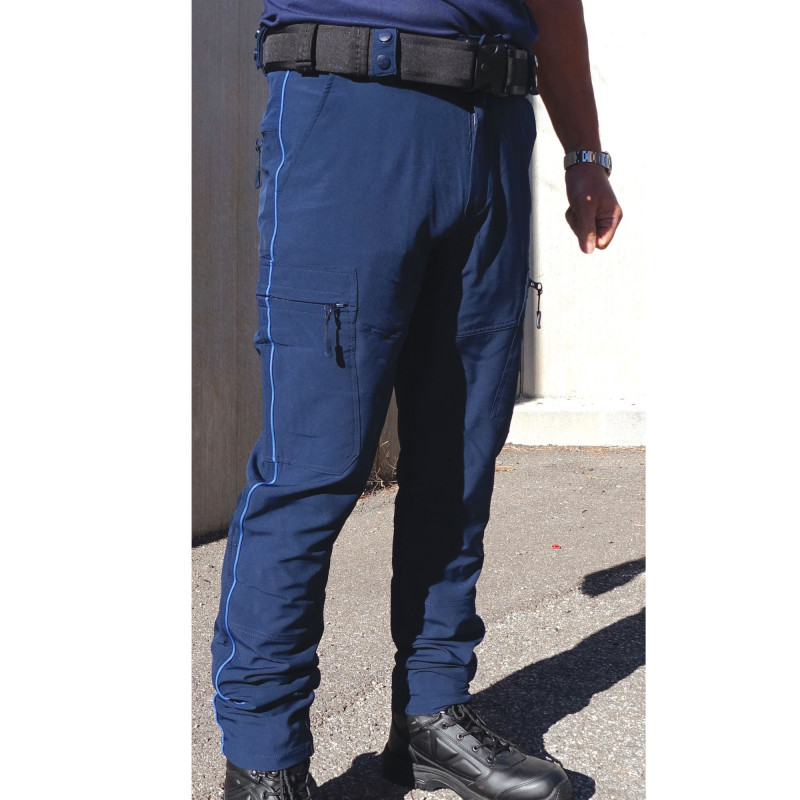 Pantalon Intervention Léger MAT Bleu Fitté – Police Municipale Pantalon Intervention Léger MAT Bleu Fitté – Police Municipale