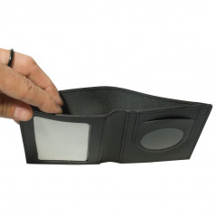 PORTE-CARTES CUIR FORMAT CB + BILLET