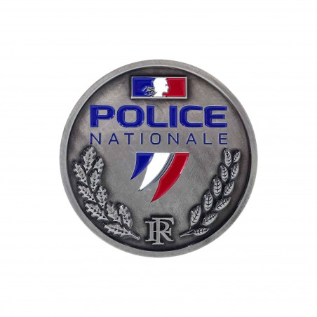 Porte-carte professionnel en cuir format cb avec insigne police ou police OPJ