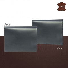 Porte-cartes cuir CB + billets « GENDARMERIE »