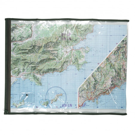 Porte-carte État-Major – Vinyle transparent – 72 × 51 cm