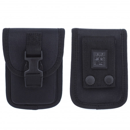 Pochette téléphone type iPhone – polyester 1680D, fixation ceinture, compacte & résistante