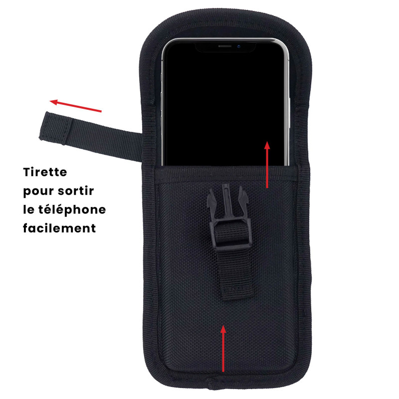Pochette Téléphone Tactique 2-en-1 avec Tirette | Fixation MOLLE / Ceinture – Pros-FAS Pochette Téléphone Tactique 2-en-1 avec Tirette | Fixation MOLLE / Ceinture – Pros-FAS