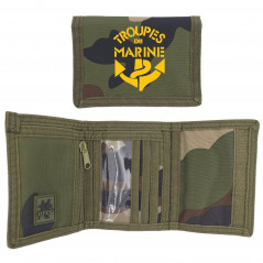 Portefeuille camouflage TDM polyester — compact & déperlant
