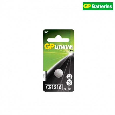 Pile CR1216 – 3 V lithium – Bouton mince