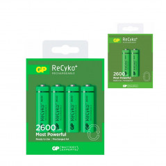 Piles rechargeables AA 2600 mAh – NiMH format HR6