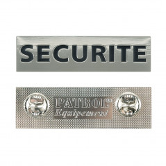Plaque métal “SECURITE” – signalétique durable