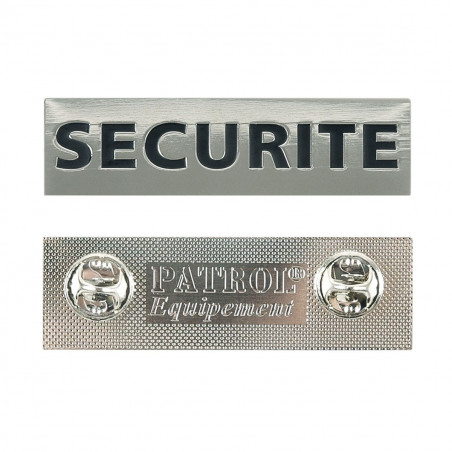Plaque métal “SECURITE” – signalétique durable