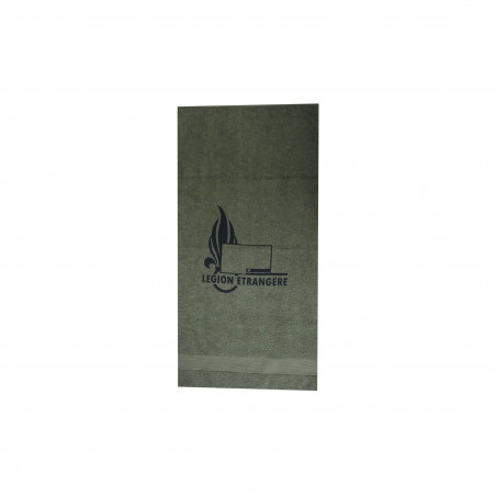 Serviette Militaire Kaki – Logo Képi Légion | Pros-FAS