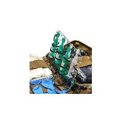 Poche sanitaire détachable horizontale Medback coyote