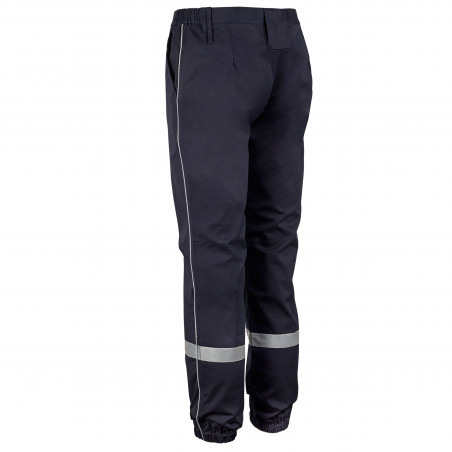 Pantalon sécurité incendie bleu – confortable, robuste & bandes réfléchissantes