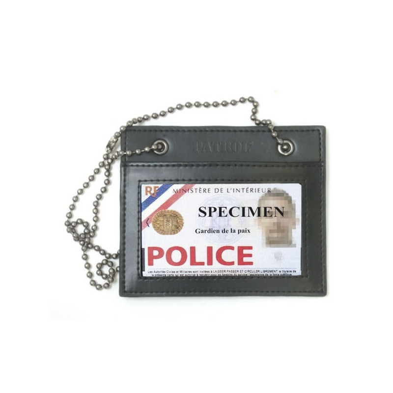 Porte-cartes cuir avec chaîne – compact, sécurisé et pratique