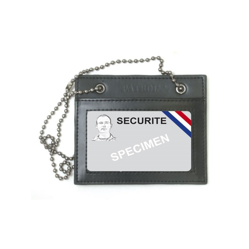 Porte-cartes cuir avec chaîne – compact, sécurisé et pratique