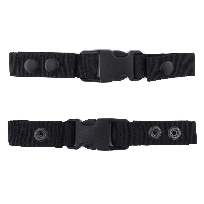 Porte-casque M.O. Fixation ceinturon – Polyester noir