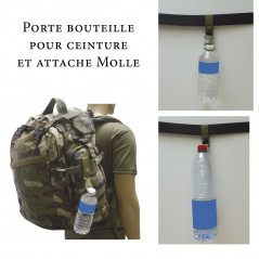 Porte bouteille pour ceinture et attache MOLLE Porte bouteille pour ceinture et attache MOLLE