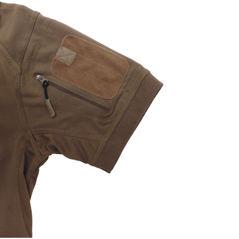 Polo col zippé Spandex 210 g – confort & extensibilité