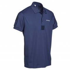Polo Douane Cooldry – Maille piquée anti-humidité – Bleu marine