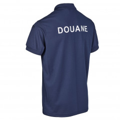 Polo Douane Cooldry – Maille piquée anti-humidité – Bleu marine