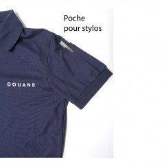 Polo Femme – Cooldry Anti-Humidité Maille Piquée (Couleur Bleu Marine)