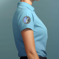 Polo Gendarmerie pour femme Bleu Cooldry Polo Gendarmerie pour femme Bleu Cooldry