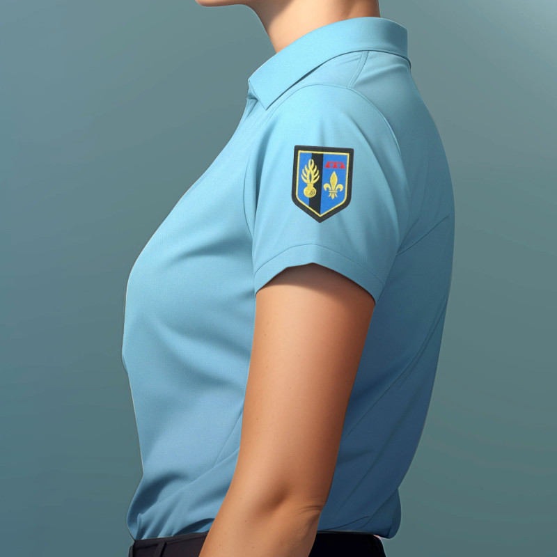 Polo Gendarmerie Femme Bleu Cooldry® – Tailles XS-XL Polo Gendarmerie Femme Bleu Cooldry® – Tailles XS-XL