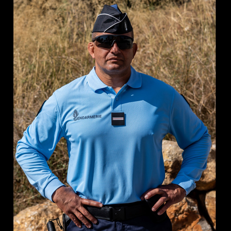 Polo Bleu Manches Longues – Cooldry Maille Piquée – Tailles S à XXL Polo Bleu Manches Longues – Cooldry Maille Piquée – Tailles S à XXL