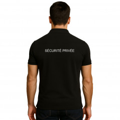 Polo Sécurité Privée rétro-réfléchissant – Marquage visible & badge RIO