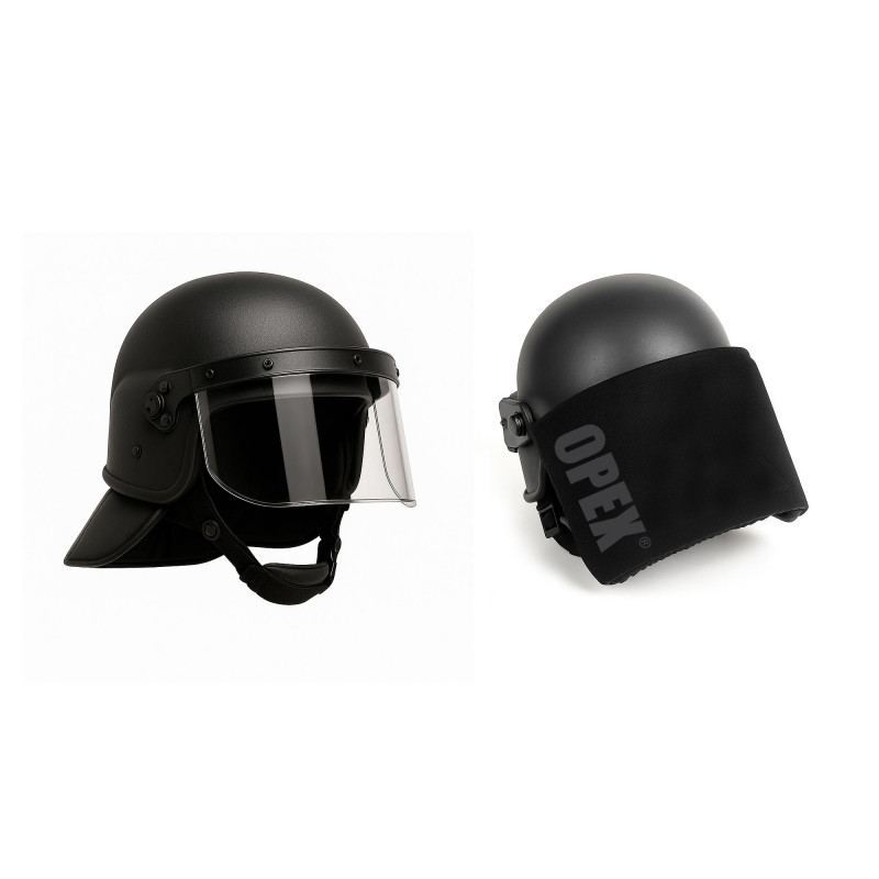 Protection visière balistique / casques lourds type MSA & SUNROCK