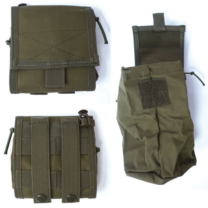 Poche Vide Chargeur – Fixation MOLLE & Cordons de Serrage Poche Vide Chargeur – Fixation MOLLE & Cordons de Serrage