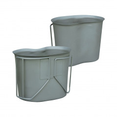 Quart US anti-chauffe inox — gobelet thermo-isolant militaire
