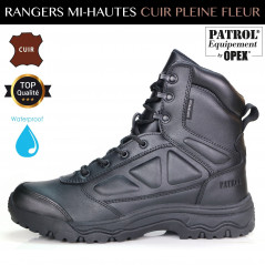 Rangers Mi-Hautes Full Cuir Waterproof – Tailles 37 à 47