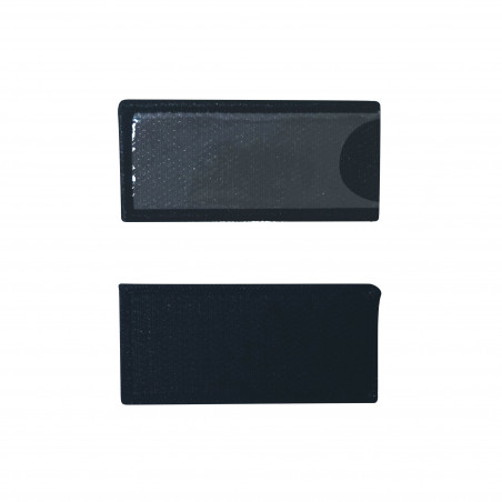 Glissière RIO avec fenêtre PVC & Velcro mâle – Identification professionnelle