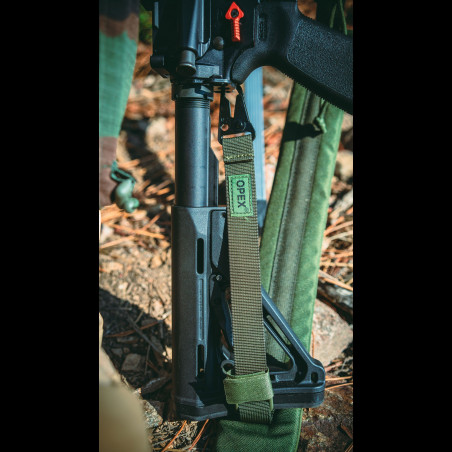 Sangle de combat 2 points/1 point Noir ou verte – Compatible HK416/G36 – Usage opérationnel