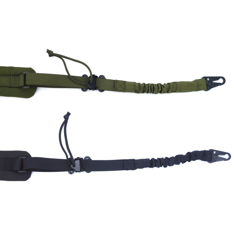 Sangle de combat 2 points/1 point Noir ou verte – Compatible HK416/G36 – Usage opérationnel