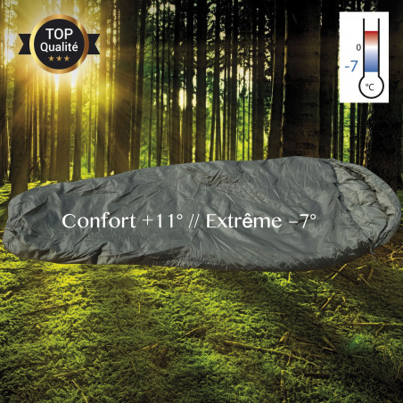 Sac de Couchage OPEX Confort | Vert Armée | PROS-FAS