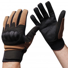 Gants Coqués Coyote – Protection articulations & paume renforcée
