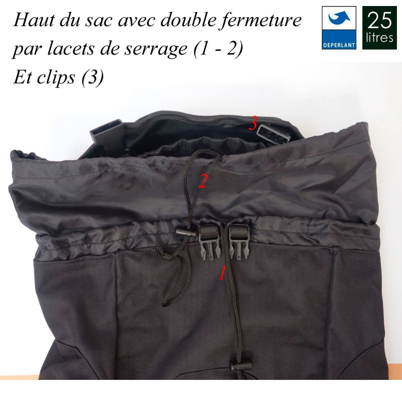 Sac à dos 25 L camouflage — sac polyvalent compact & robuste