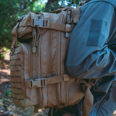Sac à dos Assault Pack – 27 L, système MOLLE découpe laser