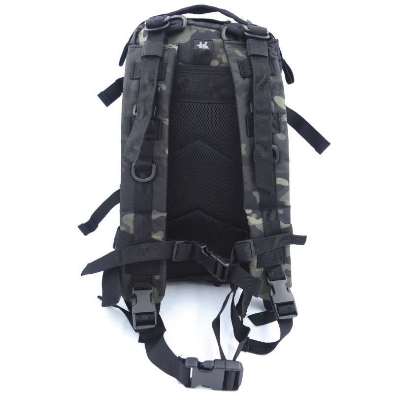 Sac à dos Assault Pack 27 L – Système MOLLE découpe laser, polyester 600D